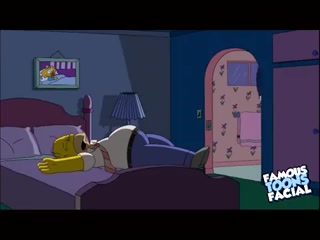 Simpsons Cartoon Sex: Homer fucking Marge